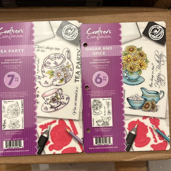 Set of 6 Sheena Douglass stamp sets - Picture 2 of 7